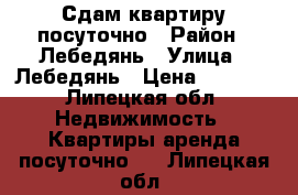 Сдам квартиру посуточно › Район ­ Лебедянь › Улица ­ Лебедянь › Цена ­ 1 200 - Липецкая обл. Недвижимость » Квартиры аренда посуточно   . Липецкая обл.